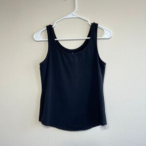 Nic & Zoe Black Sleeveless Cotton Tank PP Women